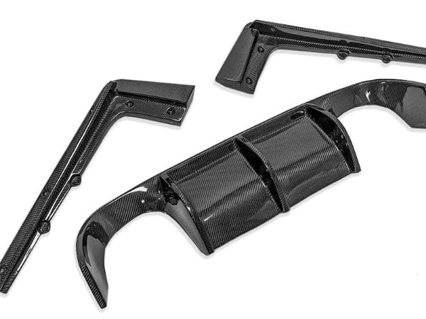 F30 M3 V STYLE DIFFUSER FOR M3 REP REAR BUMPER