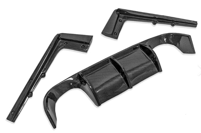 F30 M3 V STYLE DIFFUSER FOR M3 REP REAR BUMPER