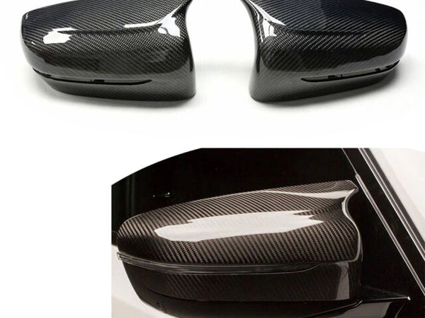 G20 M3 STYLE CARBON FIBER MIRROR CAPS